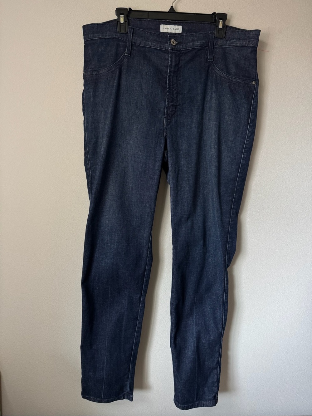 James Jeans High Rise Skinny Jeans Womens 16 Dark Wash Stretch Denim
